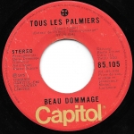 Buy vinyl record Beau Dommage Tous Les Palmiers / Le Géant Beaupré for sale