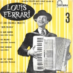 Buy vinyl record Louis Ferrari et son Ensemble Musette El Gato Montes / Olè Malena / Islas Canarias / En "ER" Mundo for sale