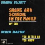 Buy vinyl record Shawn Elliott / Derek Martin Shame and scandal in the family / You better go for sale