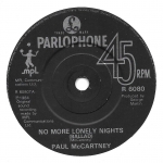 Acheter un disque vinyle à vendre Paul McCartney No more lonely nights